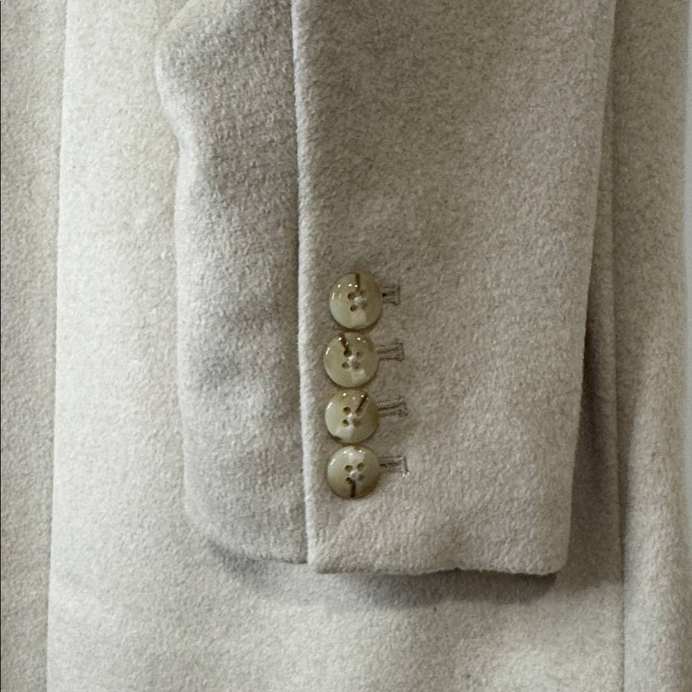 Ann Taylor Cocoon Coat Double Breasted Relaxed Oversized Small - Picture 7 of 12